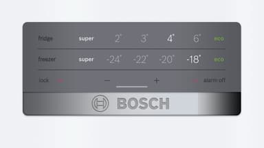Bosch Kjøleskap/fryser kombinasjon KGN397WEQ (hvit)