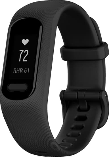 Garmin Vivosmart 5 aktivitetsarmbånd S/M (sort)