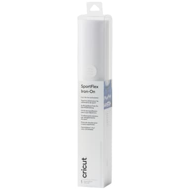 Cricut SportFlex Iron-On strykeark 30x60cm (hvit)