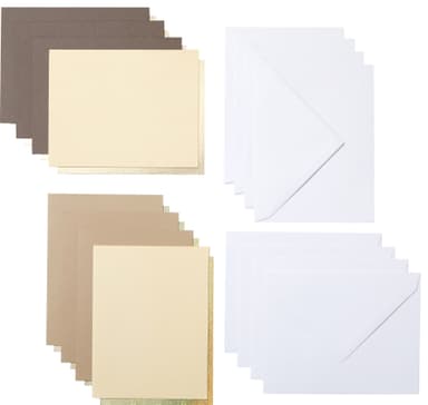 Cricut Joy Cut-Away kort A2 8-pakk (nøytral)