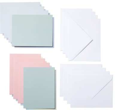 Cricut Joy Cut-Away kort A2 8-pakk (pastel)