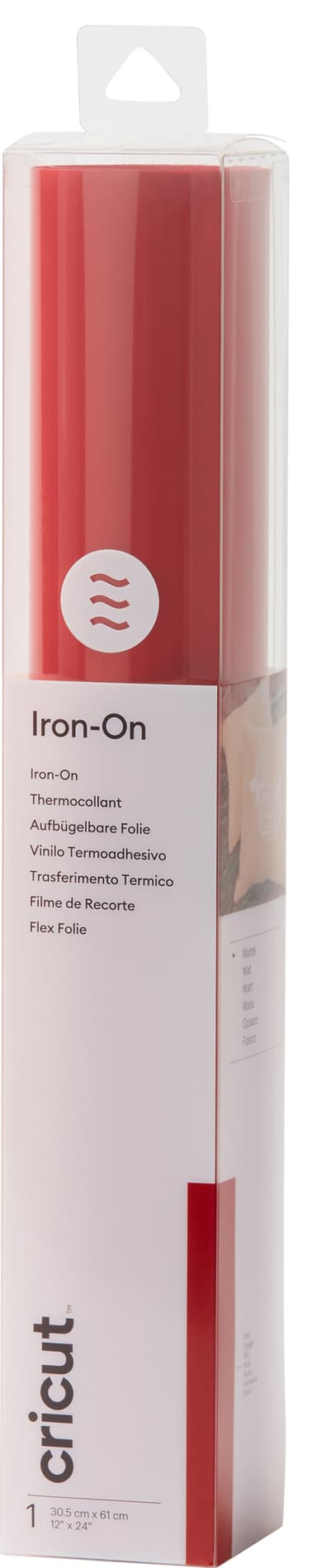 Cricut Everyday Iron-On strykeark 30x60cm (rød)