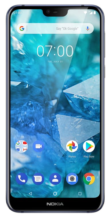 Nokia 7.1 smarttelefon (midnight blue)