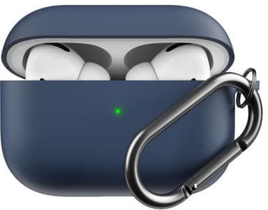 PodSkinz HybridShell AirPods Pro ladeetui m/ nøkkelhank (blå)