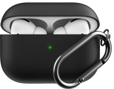 PodSkinz HybridShell AirPods Pro ladeetui m/ nøkkelhank (sort)