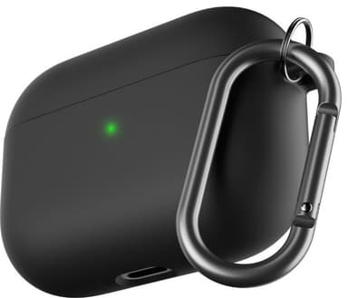 PodSkinz HybridShell AirPods Pro ladeetui m/ nøkkelhank (sort)