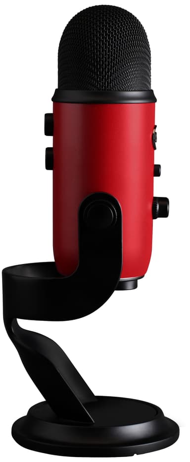 Blue Yeti mikrofon (satengrød) Mikrofon Elkjøp Blue Yeti mikrofon (satengrød) Streaming og opptak gaming