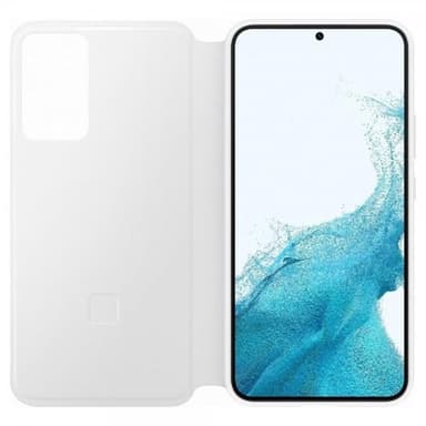 Samsung Original Galaxy S22 Etui Smart Clear View Cover Hvit