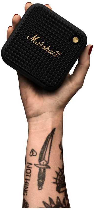 Marshall Willen trådløs bærbar høyttaler (black/brass)