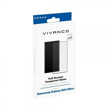 Vivanco Samsung Galaxy S22 Ultra Skjermbeskytter Full Screen 3D