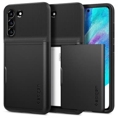 Spigen Samsung Galaxy S21 FE Deksel Slim Armor CS Svart