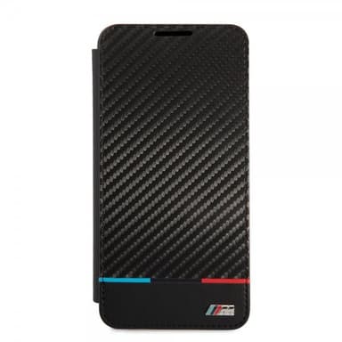 BMW Samsung Galaxy S21 FE Etui Tricolor Stripe Carbon Svart