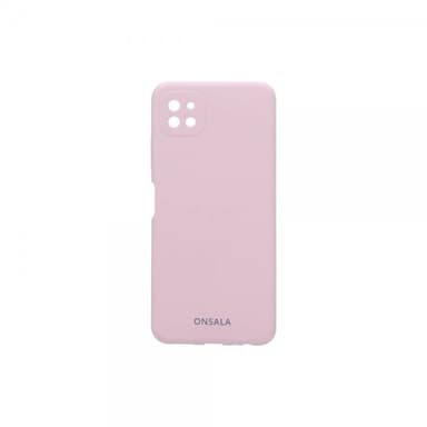 Onsala Samsung Galaxy A02s Deksel Silikon Sand Pink