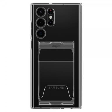 Spigen Samsung Galaxy S22 Ultra Deksel Crystal Slot Dual Crystal Clear