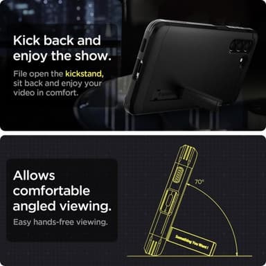 Spigen Samsung Galaxy S21 FE Deksel Tough Armor Svart