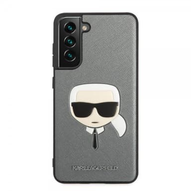 Karl Lagerfeld Samsung Galaxy S21 FE Deksel Saffiano Karl Sølv
