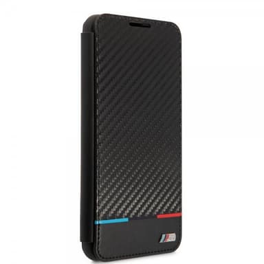 BMW Samsung Galaxy S21 FE Etui Tricolor Stripe Carbon Svart