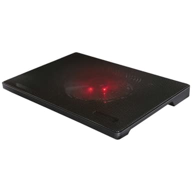 Hama slankt kjøleunderlag for bærbar PC (svart)