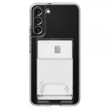 Spigen Samsung Galaxy S22 Plus Deksel Crystal Slot Dual Crystal Clear