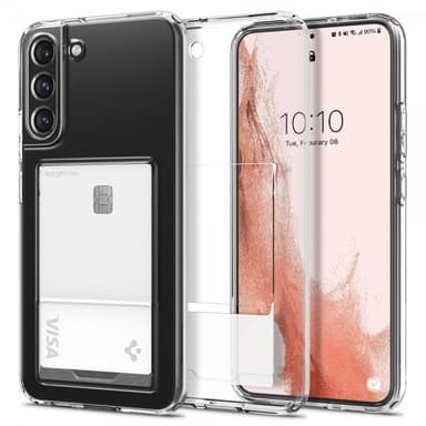 Spigen Samsung Galaxy S22 Plus Deksel Crystal Slot Crystal Clear