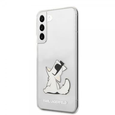Karl Lagerfeld Samsung Galaxy S22 Plus Deksel Fun Choupette Transparent Klar