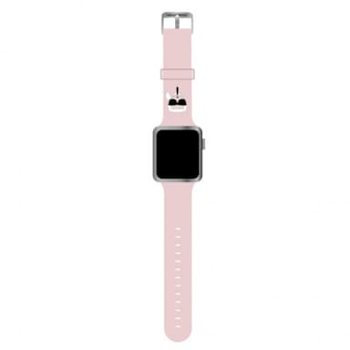 Karl Lagerfeld Apple Watch 38/40/41mm Armbånd Iconic Karl Rosa