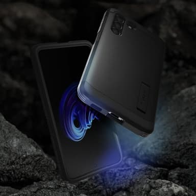 Spigen Samsung Galaxy S21 FE Deksel Tough Armor Svart