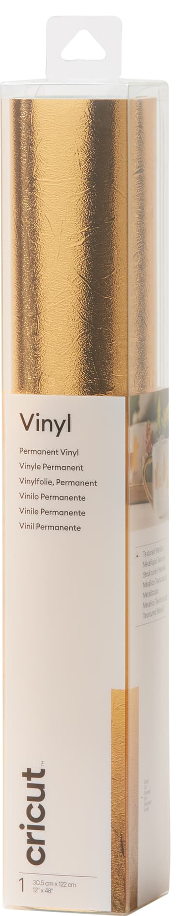 Cricut Premium Permanent Vinyl (Metallisk gull med tekstur)