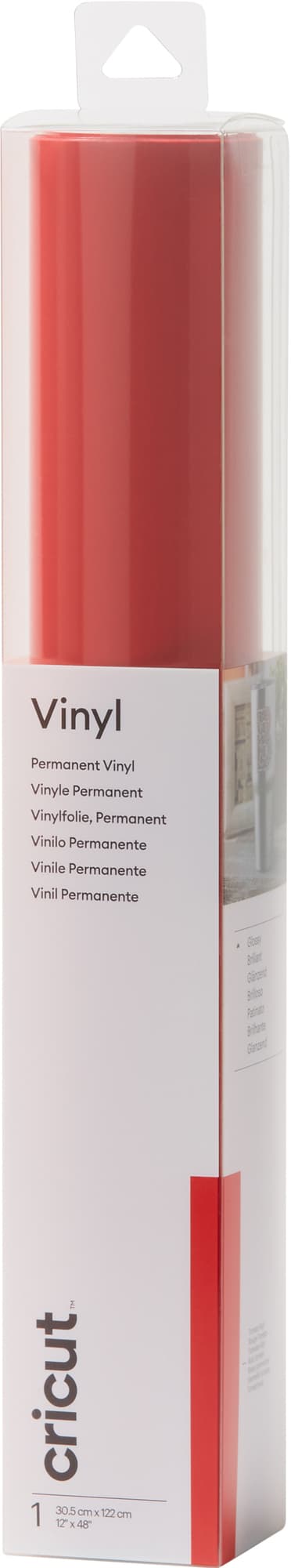 Cricut Premium Permanent Vinyl (tomatrød)