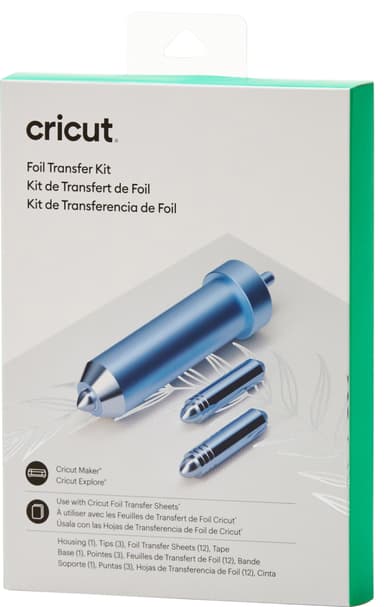 Cricut Foil Transfer Tool med 3 erstatningsblader