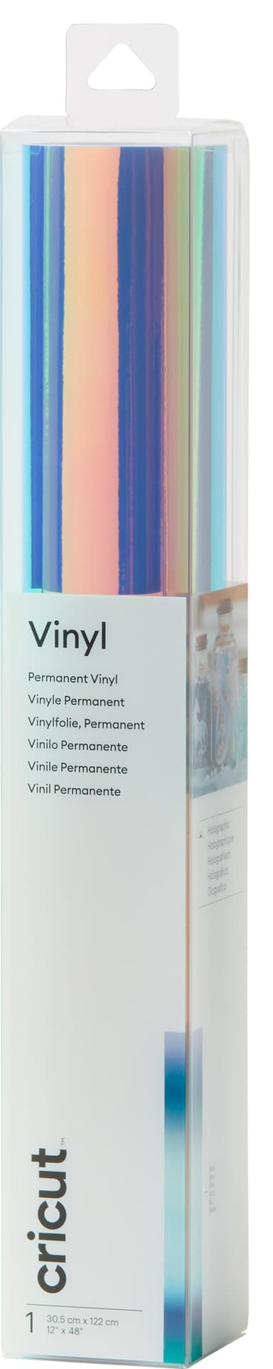 Cricut Holographic Vinyl vinylark 30 x 120 cm (blå)