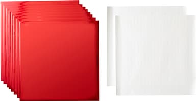 Cricut Transfer Foil Sheets 30x30 cm (rød)