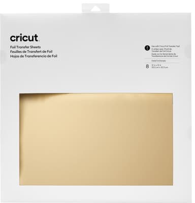 Cricut Transfer Foil Sheets 30x30 cm (gull)