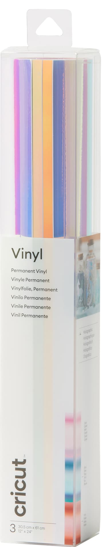 Cricut Holographic Vinyl vinylark 30 x 60 cm (multi-pk.)