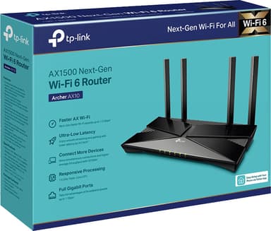 TP-Link AX10 dual-band WiFi 6 router
