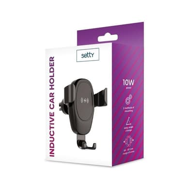 Setty IUS-01 - Bilholder med trådløs lading