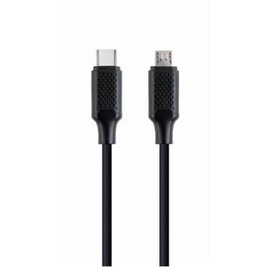 Gembird USB Type-C til mikro-USB lade- og datakabel CC-USB2-CMMBM-1,5M 1,5 m, svart, USB Type-C, USB micro-B