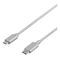 deltaco PRIME USB cable, 2.0, Type C ma, Type Micro-B ma, 1m, silver