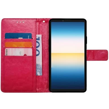 Mobil lommebok 3-kort Sony Xperia 10 IV - Rosa