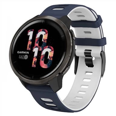 Twin Sport armbånd Garmin Venu - Blå/hvit