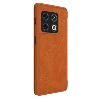Nillkin Qin Flipdeksel OnePlus 10 Pro - Brun