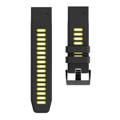 Twin Sport armbånd Garmin Descent Mk2 - Svart/gul