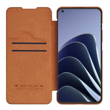 Nillkin Qin Flipdeksel OnePlus 10 Pro - Brun