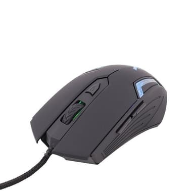 Maxlife Gaming kablet mus MXGM-300 800/1000/1600/2400 DPI 1,8 m sort