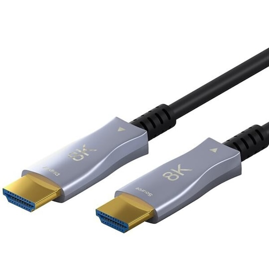 HDMI-kabel Optisk Hybrid 8K med Ethernet 10m
