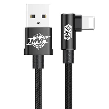 Baseus MVP Elbow USB - Lightning 2A 1m Sort