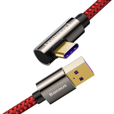 Baseus Legend USB - USB-C 66W 1m Rød