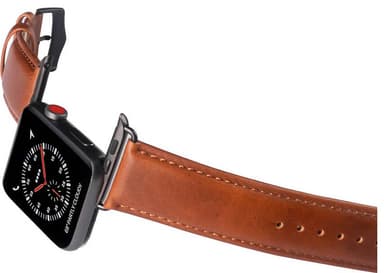 Buffalo skinnreim til Apple Watch 38/40/41mm (tan)