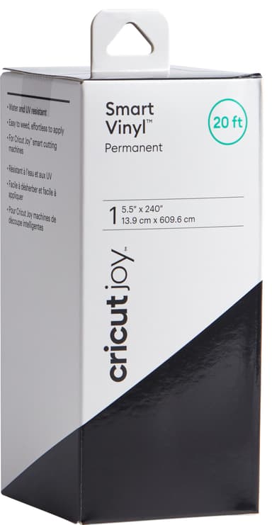 Cricut Joy Smart Vinyl rull 14x610 cm (sort)