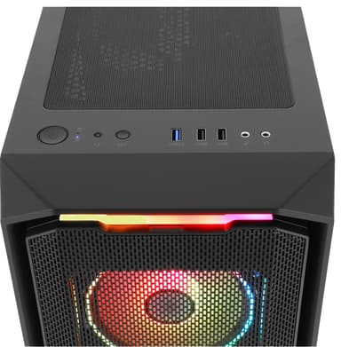 PCSpecialist Tornado RS50 R5/16/1000/RTX3060Ti stasjonær gaming-PC